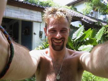 Nick in the Bali Garden