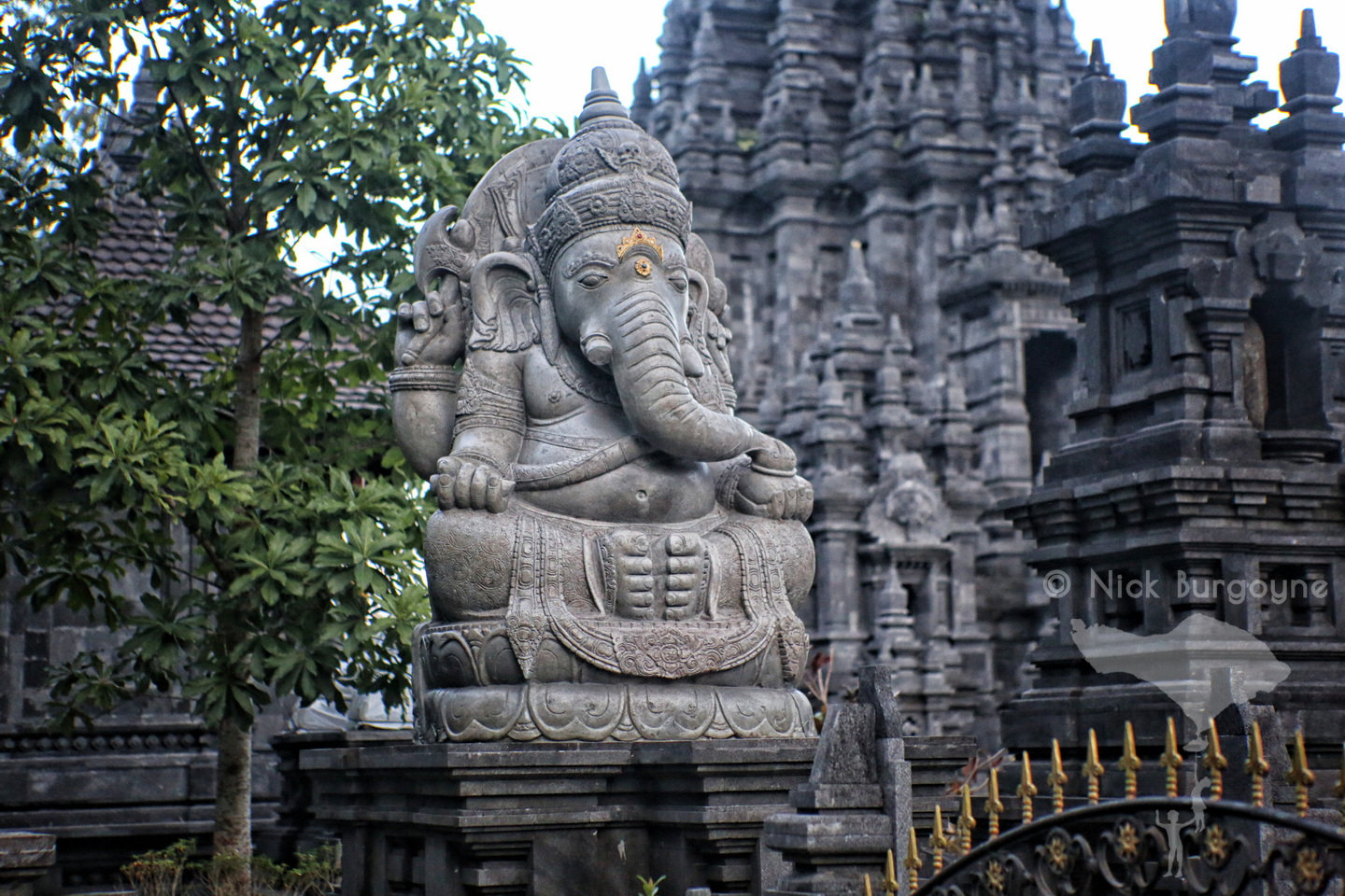 Ganesh Statue, Hidden Temple, Belayu 