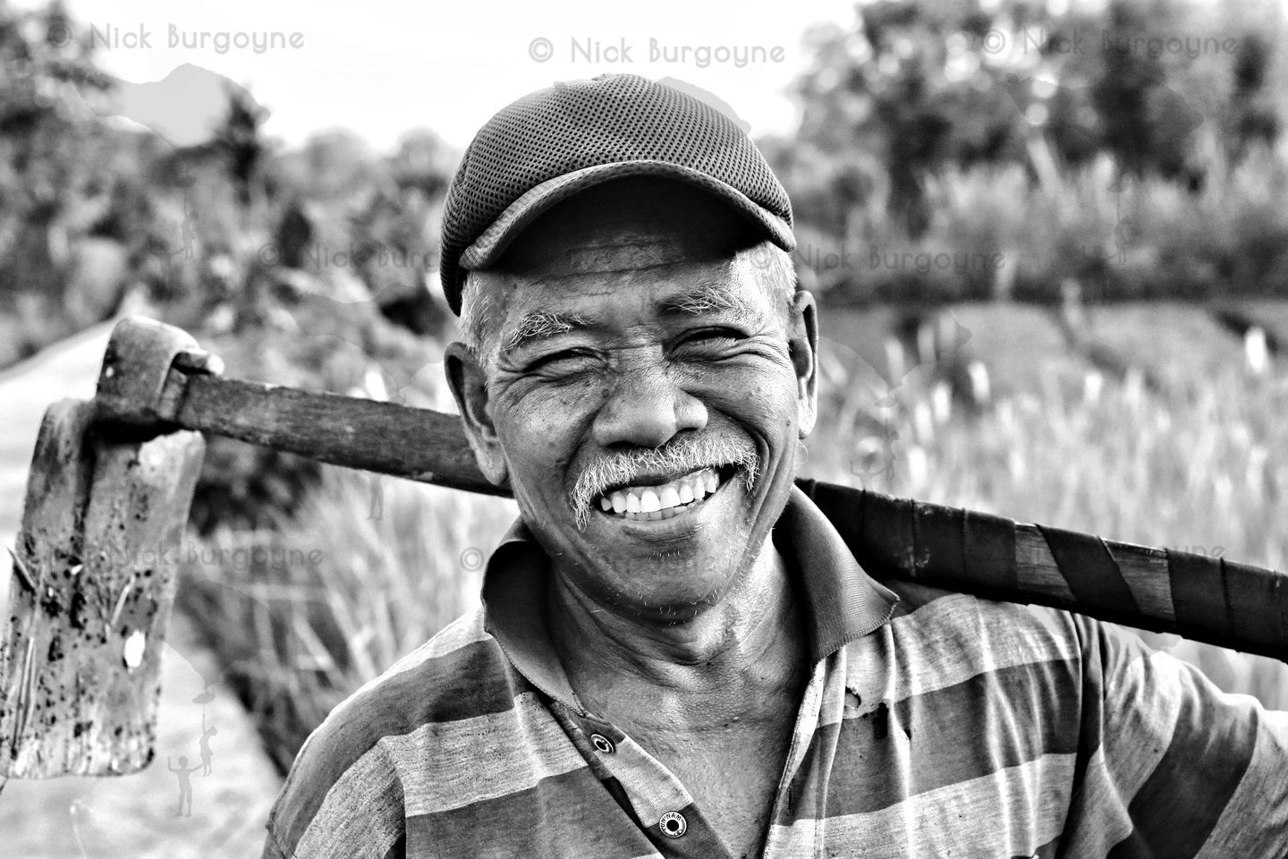 	Smiling Cangkul Man	 