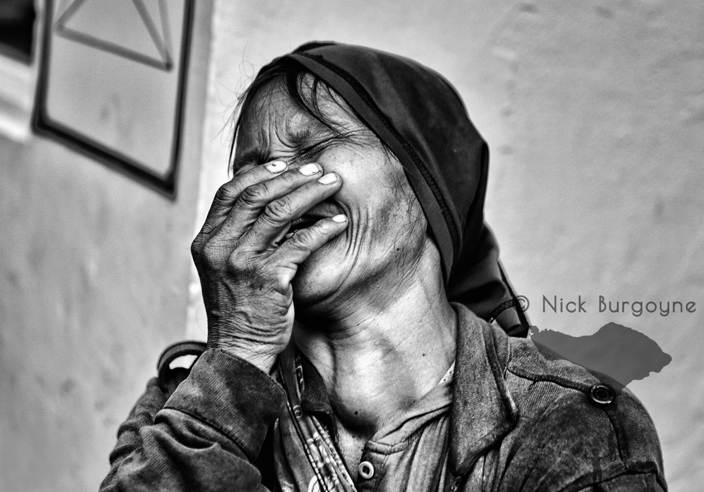 	Laughing Beggar Lady, Ubud	 